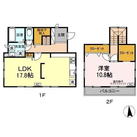 （仮）戸建てＤ－ｒｏｏｍ寿 1LDK 賃貸物件詳細