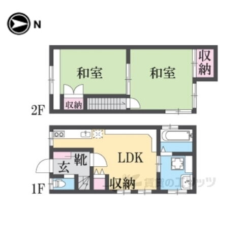 京都府京都市山科区小山北林町 四宮駅 2LDK 一戸建て 賃貸物件詳細