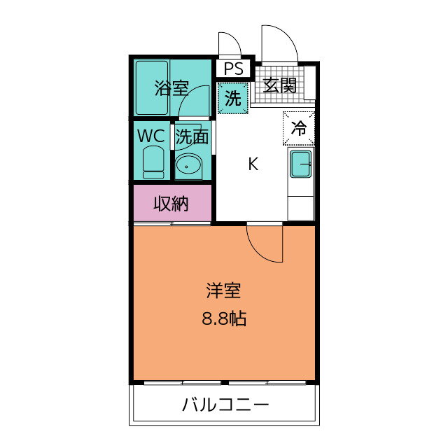 富山県富山市婦中町友坂 速星駅 1K アパート 賃貸物件詳細