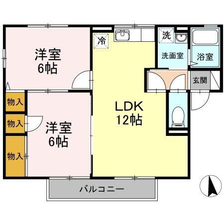 神奈川県平塚市四之宮４ 平塚駅 2LDK アパート 賃貸物件詳細