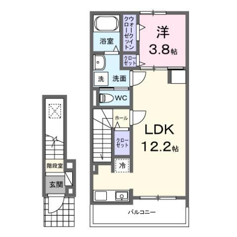 島根県松江市上乃木３ 乃木駅 1LDK アパート 賃貸物件詳細