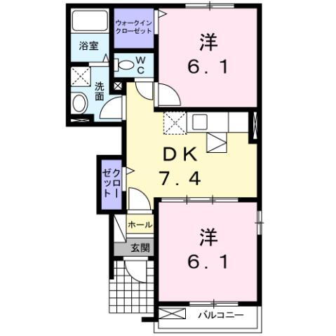 愛媛県松山市小栗７ 土橋駅 2DK アパート 賃貸物件詳細