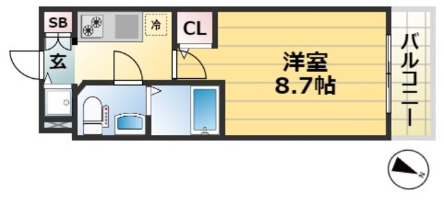 兵庫県神戸市中央区磯上通４ 三ノ宮駅 1K マンション 賃貸物件詳細