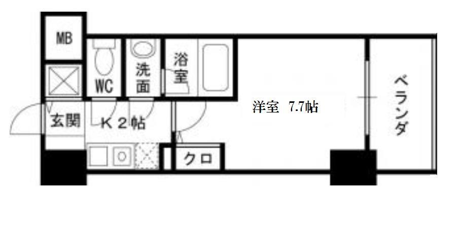 大阪府大阪市福島区福島４ 新福島駅 1K マンション 賃貸物件詳細