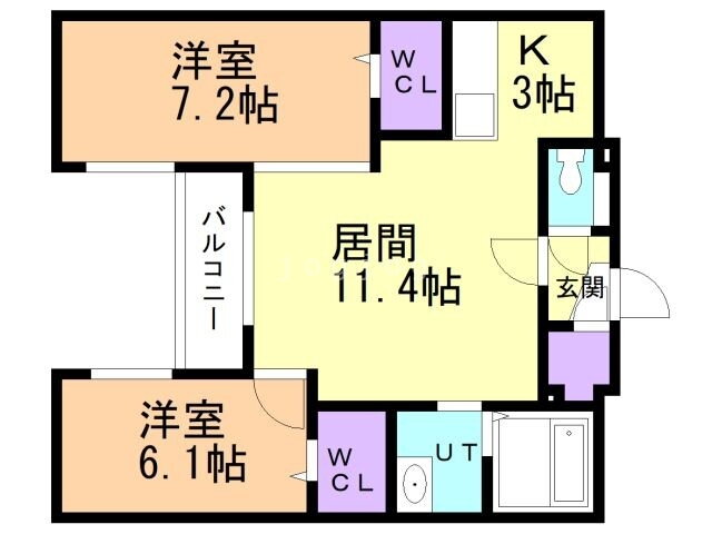 北海道札幌市中央区大通東７ バスセンター前駅 2LDK マンション 賃貸物件詳細