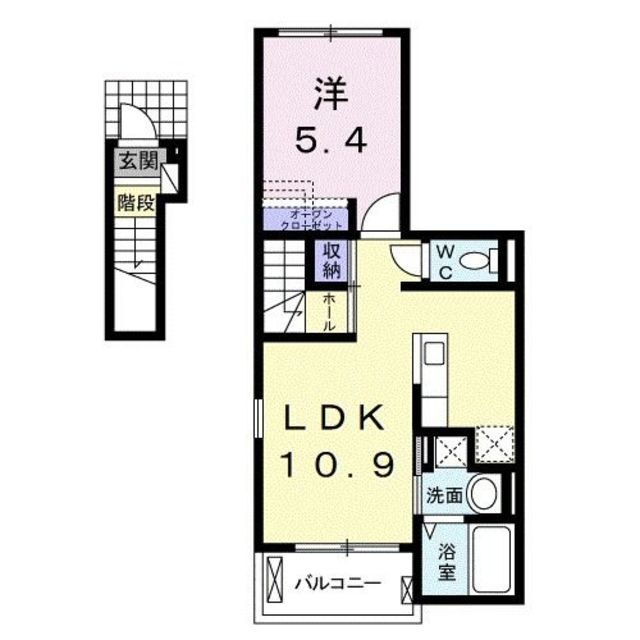 和歌山県和歌山市西庄 八幡前駅 1LDK アパート 賃貸物件詳細