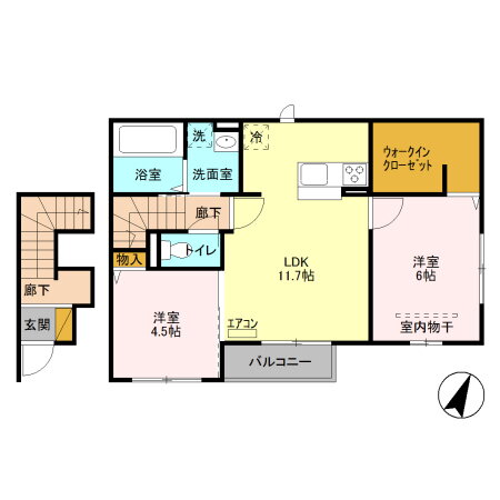 埼玉県さいたま市北区吉野町２ 吉野原駅 2LDK アパート 賃貸物件詳細