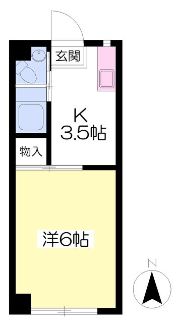 愛媛県松山市平和通３ 鉄砲町駅 1K マンション 賃貸物件詳細
