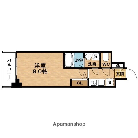 大阪府大阪市福島区福島６ 大阪駅 1K マンション 賃貸物件詳細