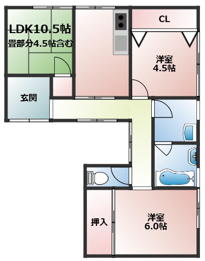 滋賀県大津市苗鹿２ おごと温泉駅 2LDK 一戸建て 賃貸物件詳細