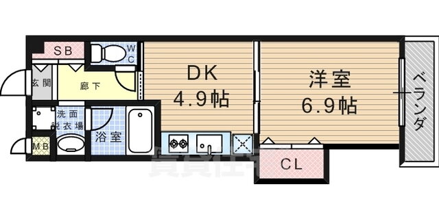 兵庫県尼崎市南武庫之荘１ 武庫之荘駅 1DK マンション 賃貸物件詳細