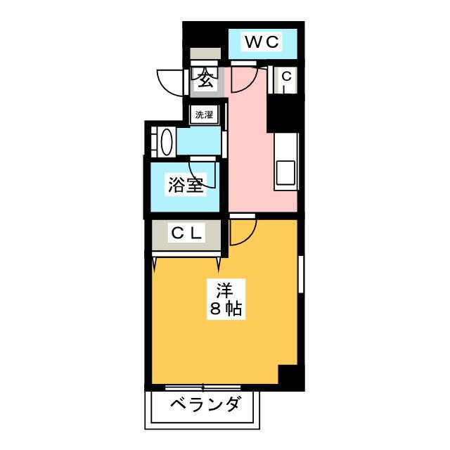 愛知県名古屋市昭和区車田町２ 吹上駅 1K マンション 賃貸物件詳細