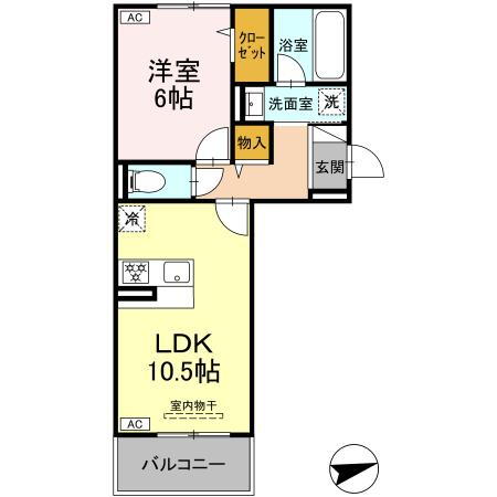 鹿児島県鹿児島市上之園町 鹿児島中央駅 1LDK アパート 賃貸物件詳細