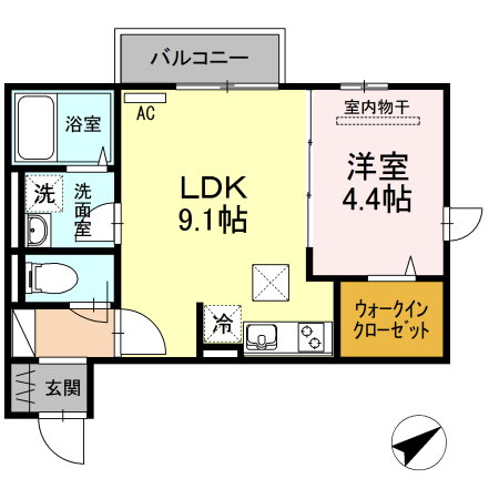 ＳＯＬＥＡＤＯ　Ａ棟 1階 1LDK 賃貸物件詳細