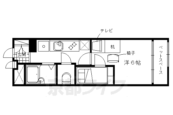 京都府京都市北区天寧寺門前町 鞍馬口駅 1K アパート 賃貸物件詳細