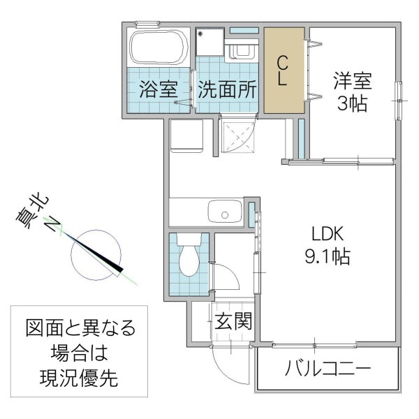 茨城県日立市会瀬町２ 日立駅 1LDK アパート 賃貸物件詳細