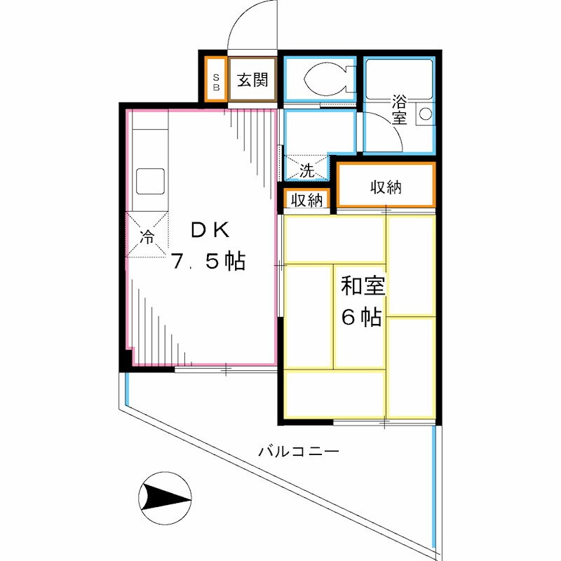 東京都杉並区井草３ 井荻駅 1DK マンション 賃貸物件詳細