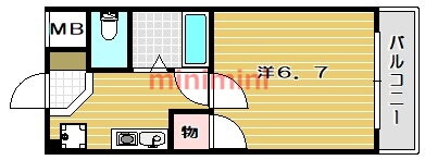 大阪府高槻市庄所町 高槻駅 1K マンション 賃貸物件詳細