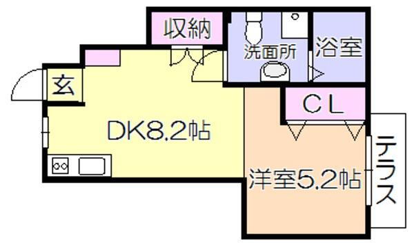 福岡県久留米市櫛原町 櫛原駅 1DK アパート 賃貸物件詳細