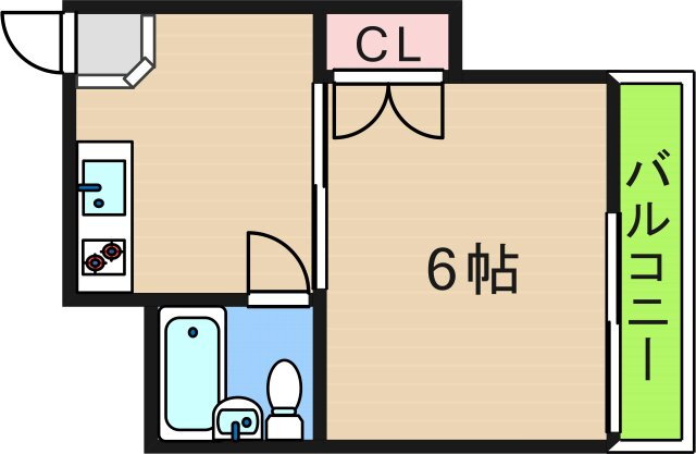 大阪府大阪市住之江区粉浜１ 粉浜駅 1K マンション 賃貸物件詳細