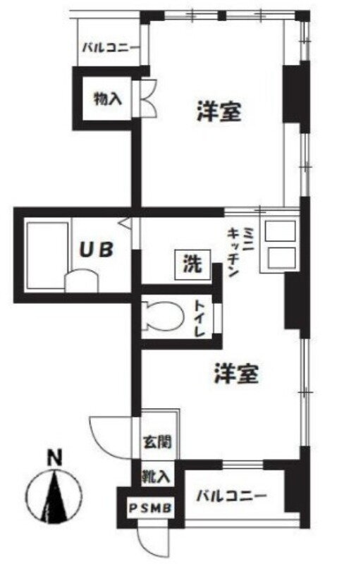 東京都大田区東矢口２ 矢口渡駅 1K マンション 賃貸物件詳細