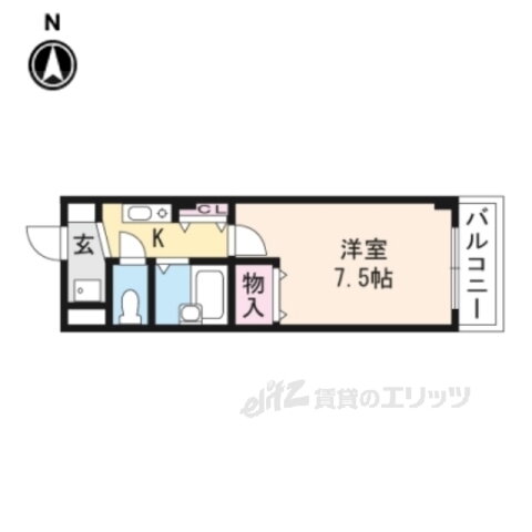 京都府京都市右京区太秦安井奥畑町 花園駅 1K マンション 賃貸物件詳細