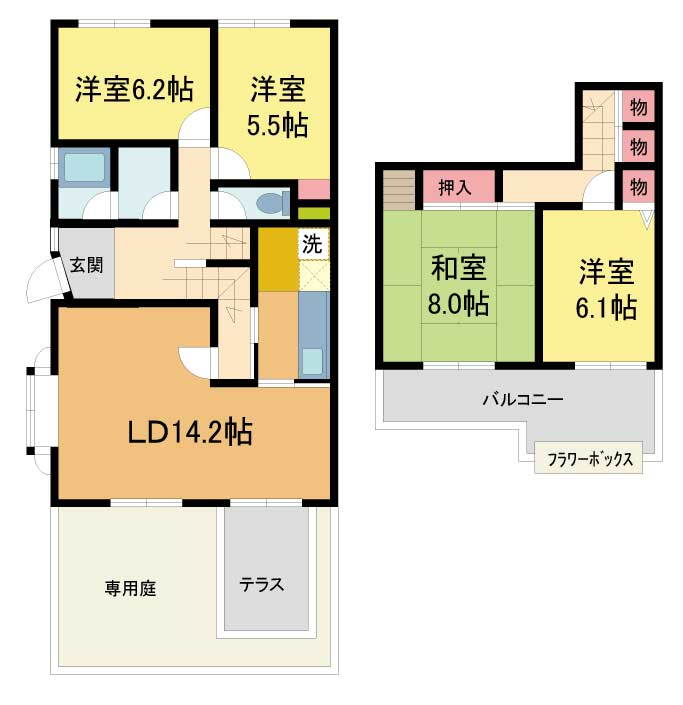 兵庫県宝塚市雲雀丘山手１ 雲雀丘花屋敷駅 4LDK マンション 賃貸物件詳細