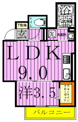東京都足立区平野２ 梅島駅 1LDK アパート 賃貸物件詳細