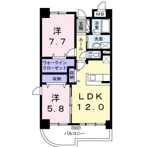 群馬県高崎市八千代町４ 高崎駅 2LDK マンション 賃貸物件詳細