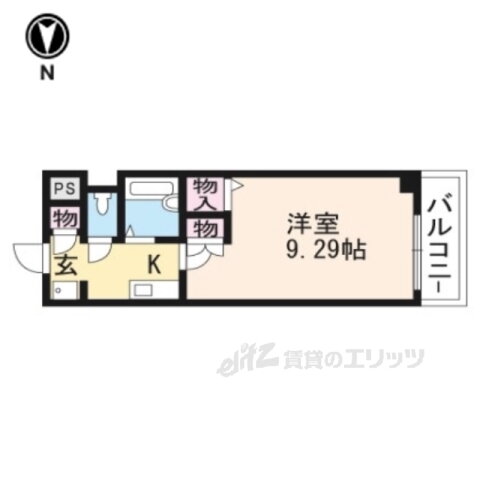 京都府京都市下京区下二之宮町 七条駅 1K マンション 賃貸物件詳細