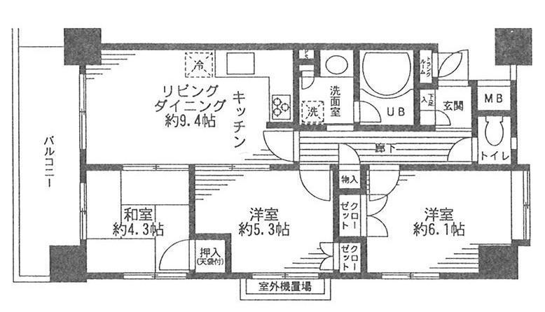 埼玉県さいたま市浦和区常盤１ 浦和駅 3LDK マンション 賃貸物件詳細
