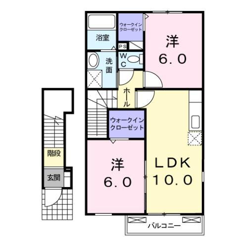 栃木県那須塩原市井口 那須塩原駅 2LDK アパート 賃貸物件詳細