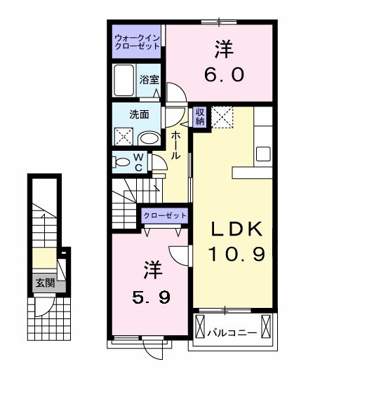 千葉県市原市五所 八幡宿駅 2LDK アパート 賃貸物件詳細