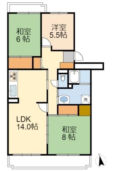 神奈川県川崎市多摩区菅仙谷３ 京王稲田堤駅 3LDK マンション 賃貸物件詳細