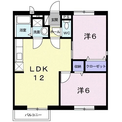 福岡県筑紫野市大字下見 筑紫駅 2LDK アパート 賃貸物件詳細