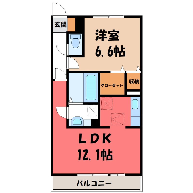 埼玉県熊谷市大原３ 熊谷駅 1LDK アパート 賃貸物件詳細