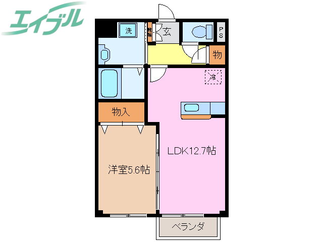 ルーチェ塚本 2階 1LDK 賃貸物件詳細