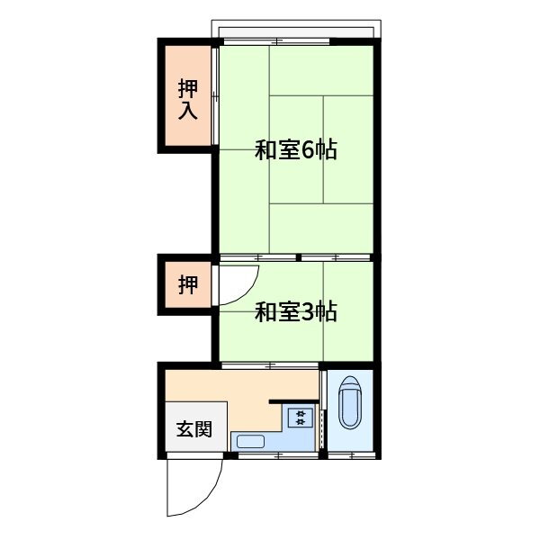 東京都荒川区西日暮里５ 西日暮里駅 2K アパート 賃貸物件詳細