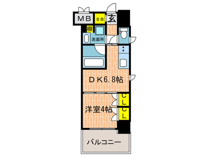 プラネソシエ神戸元町 9階 1DK 賃貸物件詳細