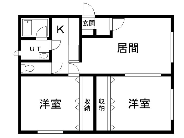 北海道旭川市東光三条６ 2LDK アパート 賃貸物件詳細