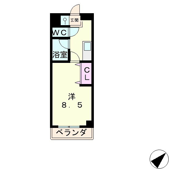 滋賀県草津市笠山２ 南草津駅 1K マンション 賃貸物件詳細