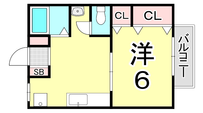 兵庫県神戸市須磨区桜木町１ 須磨駅 1DK アパート 賃貸物件詳細