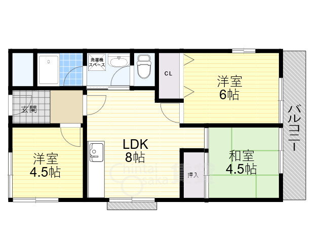 大阪府箕面市新稲１ 箕面駅 3LDK マンション 賃貸物件詳細