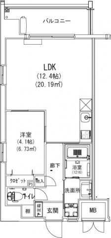 広島県広島市中区東白島町 白島駅 1LDK マンション 賃貸物件詳細