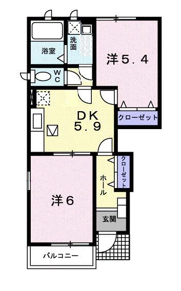 福岡県福岡市東区三苫２ 奈多駅 2DK アパート 賃貸物件詳細