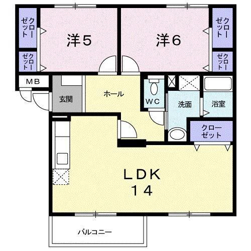 栃木県足利市朝倉町 東武和泉駅 2LDK マンション 賃貸物件詳細