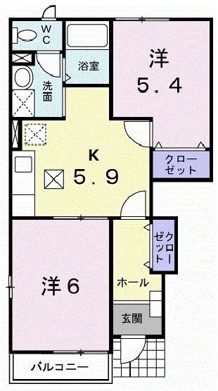 愛媛県西条市樋之口 伊予西条駅 2K アパート 賃貸物件詳細