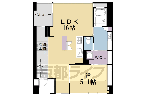 京都府京都市下京区西七条北衣田町 西大路駅 1LDK マンション 賃貸物件詳細