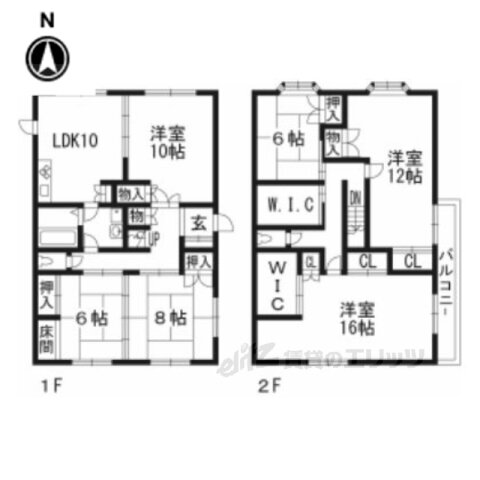 京都府城陽市平川中道表 久津川駅 6LDK 一戸建て 賃貸物件詳細
