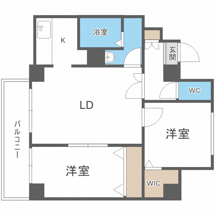 北海道札幌市中央区南六条西14 西11丁目駅 2LDK マンション 賃貸物件詳細